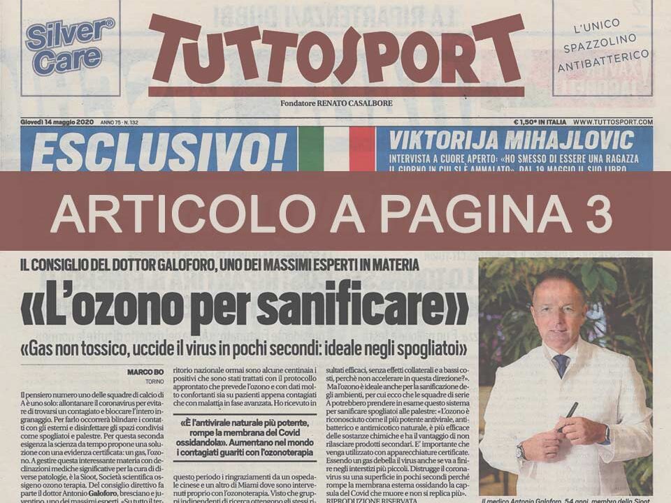 trattamenti ozonoterapia tuttosport